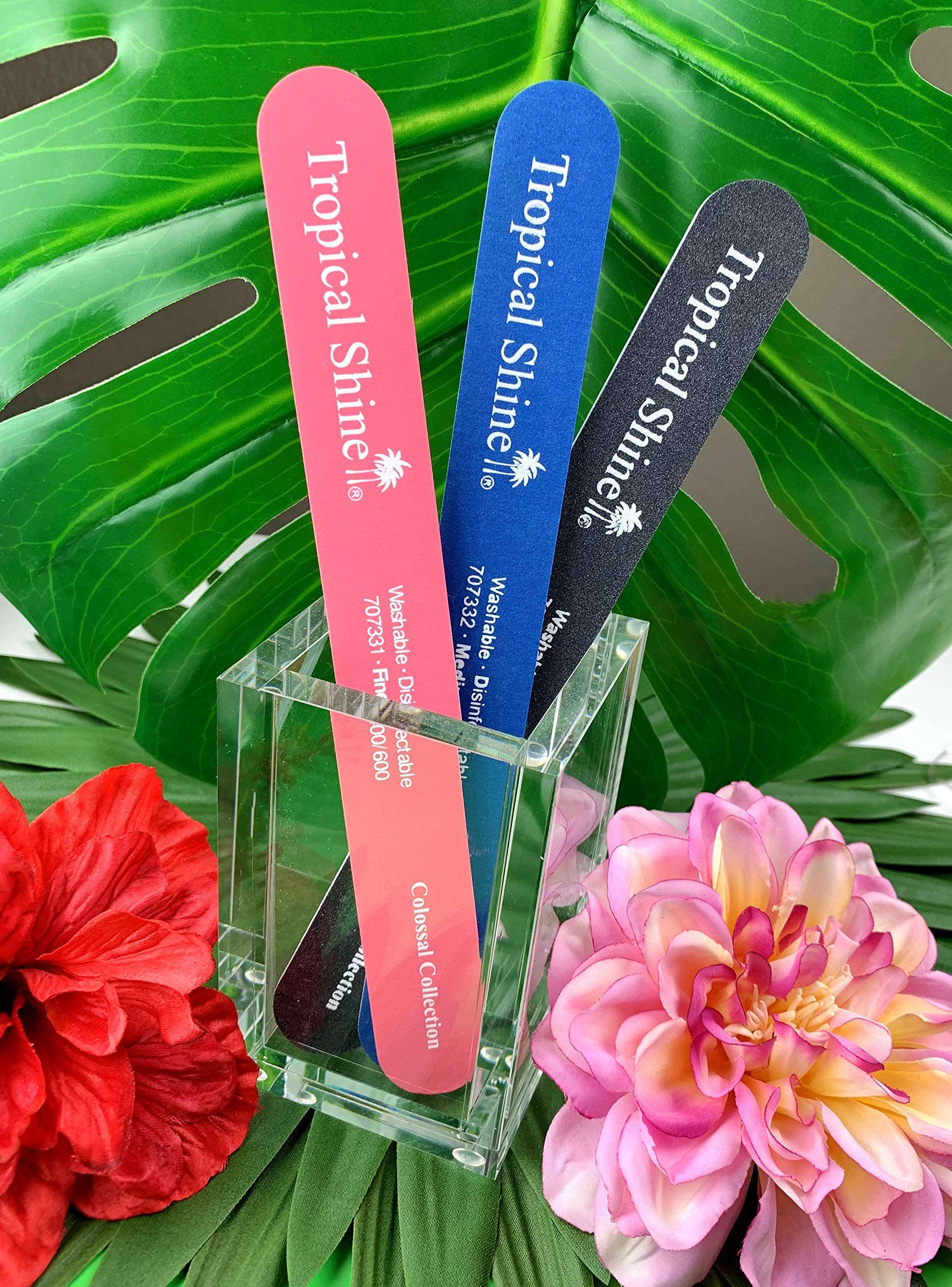 Amazon.com : Tropical Shine 8.5 Inches Nail Files For Natural and